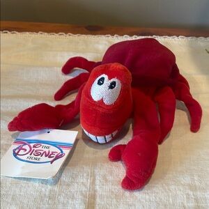 Disney Sebastian  Red Crab Plush Toy